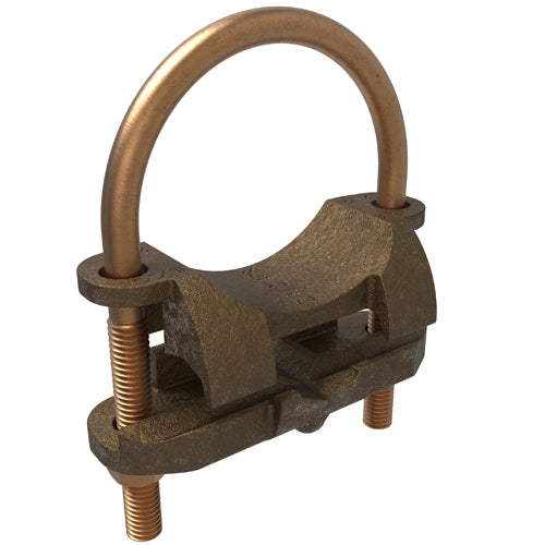 Bronze U Bolt 500 - 300 KCMIL ULCSA, 2-1/2 Pipe Size