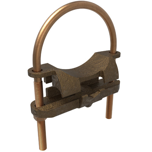 Bronze U Bolt 500 - 300 KCMIL ULCSA, 3-1/2 Pipe Size