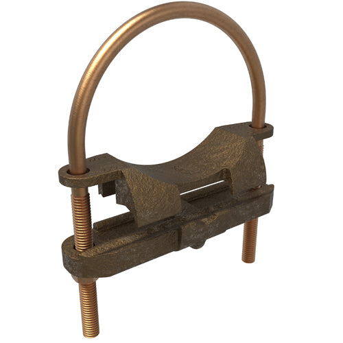 Bronze U Bolt 4 AWG-8 SOL ULCSA, 4 Pipe Size