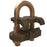 Bronze U Bolt 250 KCMIL-2/0 SOL ULCSA 3/8 Pipe Size