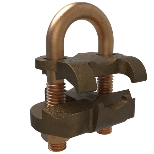 Bronze U Bolt 250 KCMIL-2/0 SOL ULCSA 3/8 Pipe Size