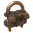 Bronze U Bolt 4 AWG-8 SOL ULCSA, 1/2-3/4 Pipe Size