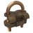 Bronze U Bolt 4 AWG-8 SOL ULCSA, 1/2-3/4 Pipe Size