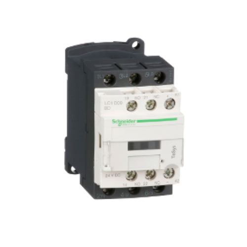 Schneider Electric Non-Reversing IEC Contactor, 9A 3 Pole, 24 VDC Coil