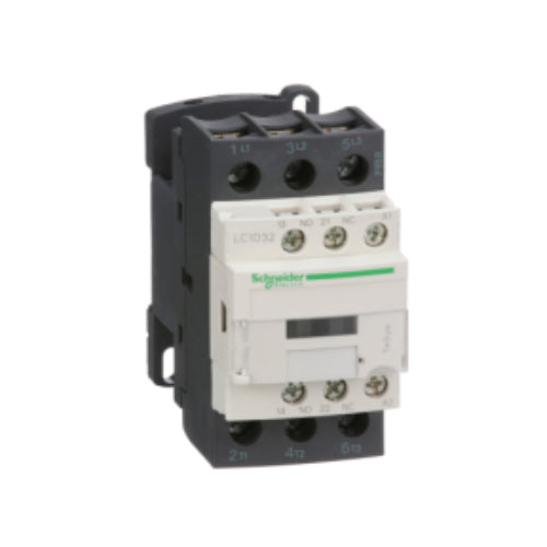 Schneider Electric Non-Reversing IEC Contactor, 32A 3 Pole, 240 VAC 50/60 Hz Coil