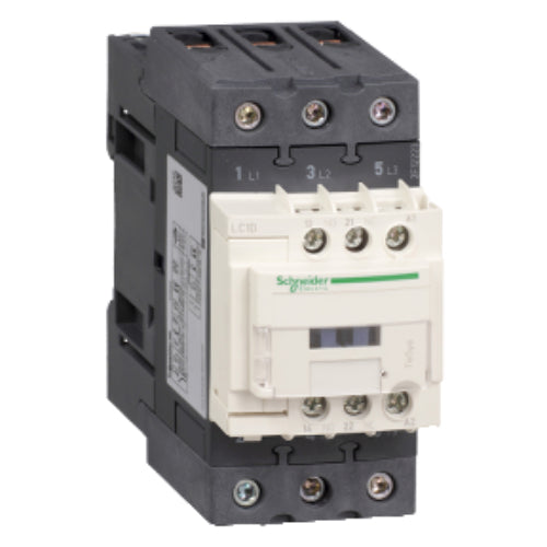 Schneider Electric Non-Reversing IEC Contactor, 65A 3 Pole, 120 VAC 50/60 Hz Coil