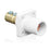 Leviton White Male DSS Panel Receptacle Taper Nose 2/0-4/0