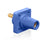 Leviton Blue Female Panel Receptacle Thrd Stud 1.125"Tap Nose #2-4/0