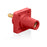 Leviton Red Female Panel Receptacle Thrd Stud 1.125"Tap Nose #2-4/0