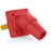 Leviton Series 16 Red Female CAM Panel Receptacle, Threaded Stud, 0.75", 45D, Tape Nose#2-4/0