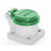 16 Series Panel Recep Enclo w/Automatic Closing Lid, Green