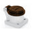 16 Series Panel Recep Enclo w/Automatic Closing Lid, Brown