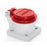 16 Series Panel Recep Enclo w/Automatic Closing Lid, RD