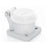 16 Series Panel Recep Enclo w/Automatic Closing Lid, WH