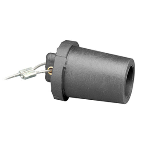 Leviton Manufacturing Company Male Protective Cap for 17/23 Series,Taper Nose-Black