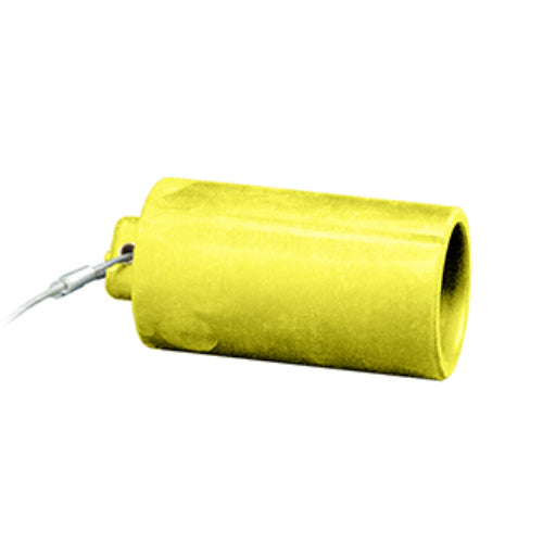 Leviton Manufacturing Company Female Protective Cap for 17/23 Series,Taper Nose-Yellow