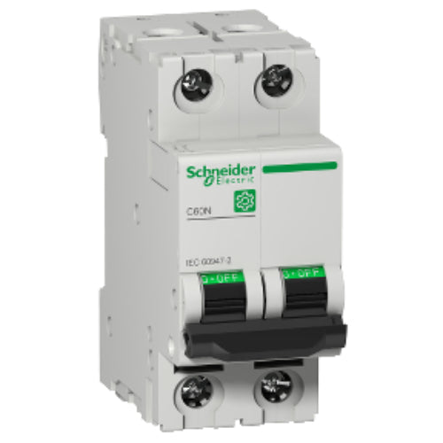 Schneider Electric Miniature 10A Circuit Breakers - 2 Pole M9F11210