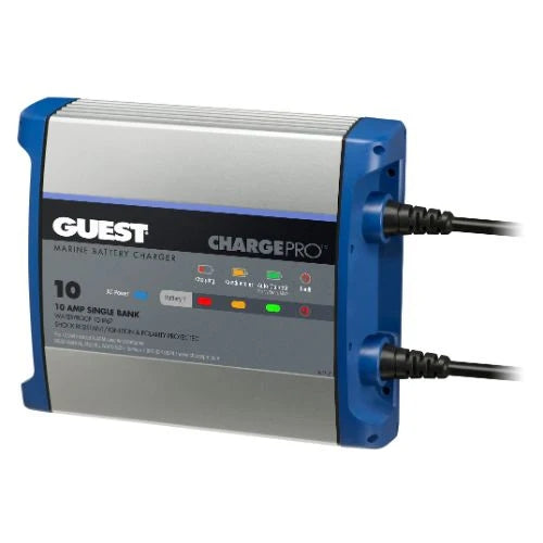 Marinco Guest On-Board Battery Charger 10A / 12V; 1 Bank; 120V Input
