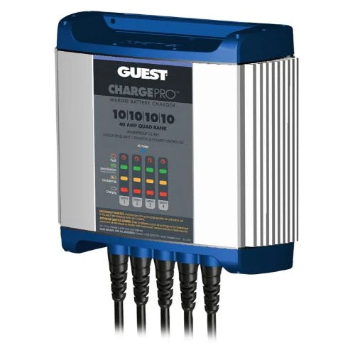 Marinco Guest On-Board Battery Charger 40A / 12V; 4 Bank; 120V Input