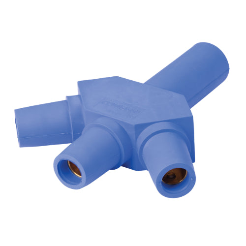 Marinco Power Products CL/CLS/CLM Hard 3Fer Adapter (M-F-F-F)-BL