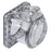 Clear Clear CAM Cover for 16 & 18 Series Panel Mount 400 Amp for CL and CLS connectors