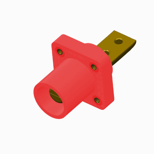 CLS Series Panel Mount (400A/600V) Busbar 2 Hole Male-RD