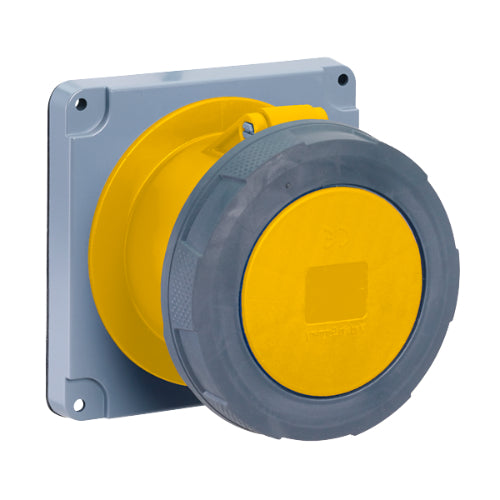 Mennekes 125/250V 100A Single Phase Pin and Sleeve Receptacle