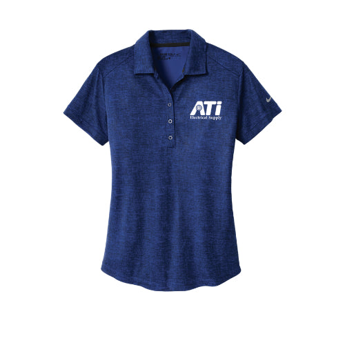 ATI Women Polo Shirt Medium, Blue