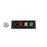 400A Black, Red, White, Green Single Phase, Non-Metallic 120/240V 4 Hole Male 90 Degree Cam Panel with Clear-Snap Covers