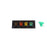 400A Brown, Orange, Yellow, Green 3 Phase 480V 4 Hole Male 90 Degree Cam Panel with Caps + Lanyards