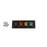 400A Brown, Orange, Yellow, Green 3 Phase 480V 4 Hole Male 90 DegreeCam Panel with Clear-Snap Covers