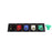 400A Black, Red, Blue, White, Green 3 Phase 120/208V 5 Hole Male 45 Degree Cam Panel with Caps + Lanyards