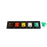 400A Brown, Orange, Yellow, White, Green 3 Phase 277/480V 5 Hole Female 45 Degree Cam Panel with Caps + Lanyards