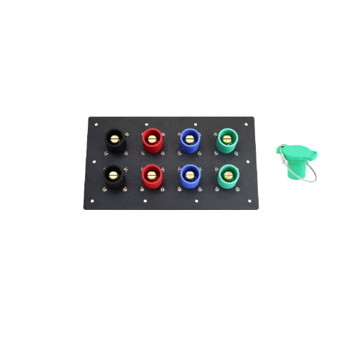 Non-Metallic 800 Amp Male Threaded Post 8 Position CAM Lock Panel