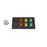 800A Brown, Orange, Yellow, Green 3 Phase 480V 8H Female 90 Degree Cam lock Panel with Clear-Snap Covers