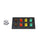800A Brown, Orange, Yellow, Green 3 Phase 480V 8H Female 90 Degree Cam lock Panel with Clear-Snap Covers