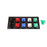 800A Black, Red, Blue, White, Green 3 Phase 120/208V 10H Female 45 Degree Non-Metallic Cam lock Panel with Caps + Lanyards