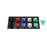 800A Black, Red, Blue, White, Green 3 Phase 120/208V 10H Male 45 Degree Non-Metallic Cam lock Panel with Caps + Lanyards