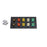 800A Brown, Orange, Yellow, White, Green 3 Phase 277/480V 10H Male 90 Degree Non-Metallic Cam lock Panel with Clear-Snap Covers
