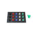 1200A Black, Red, Blue, White, Green 3 Phase 120/208V 15H Female 90 Degree Camlock Panel with Caps + Lanyards