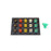 1200A Brown, Orange, Yellow, White, Green 3 Phase 277/480V 15H Male 90 Degree Camlock Panel with Caps + Lanyards