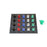 1600 Amp Black, Red, Blue, White, Green 3 Phase 120/208V 20H Female 90 Degree Camlock Panel with Caps and Lanyards