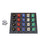 1600 Amp Black, Red, Blue, White, Green 3 Phase 120/208V 20H Male 90 Degree Camlock Panel with Clear-Snap Covers