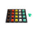 1600 Amp Brown, Orange, Yellow, White, Green 3 Phase 277/480V 20H Female 45 Degree Camlock Panel with Caps and Lanyards