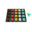 1600 Amp Brown, Orange, Yellow, White, Green 3 Phase 277/480V 20H Male 45 Degree Camlock Panel with Caps and Lanyards