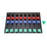 3200A Black, Red, Blue, Green 3 Phase 208V 32H Female 45 Degree Cam Panel with Caps and Lanyards