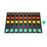 3200A Brown, Orange, Yellow, Green 3 Phase 480V 32H Female 45 Degree Cam Panel with Caps and Lanyards
