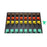 3200A Brown, Orange, Yellow, Green 3 Phase 480V 32H Male 45 Degree Cam Panel with Caps and Lanyards