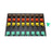 3200A Brown, Orange, Yellow, Green 3 Phase 480V 32H Male 45 Degree Cam Panel with Caps and Lanyards