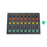 3200A Brown, Orange, Yellow, Green 3 Phase 480V 32H Female 90 Degree Cam Panel with Caps and Lanyards